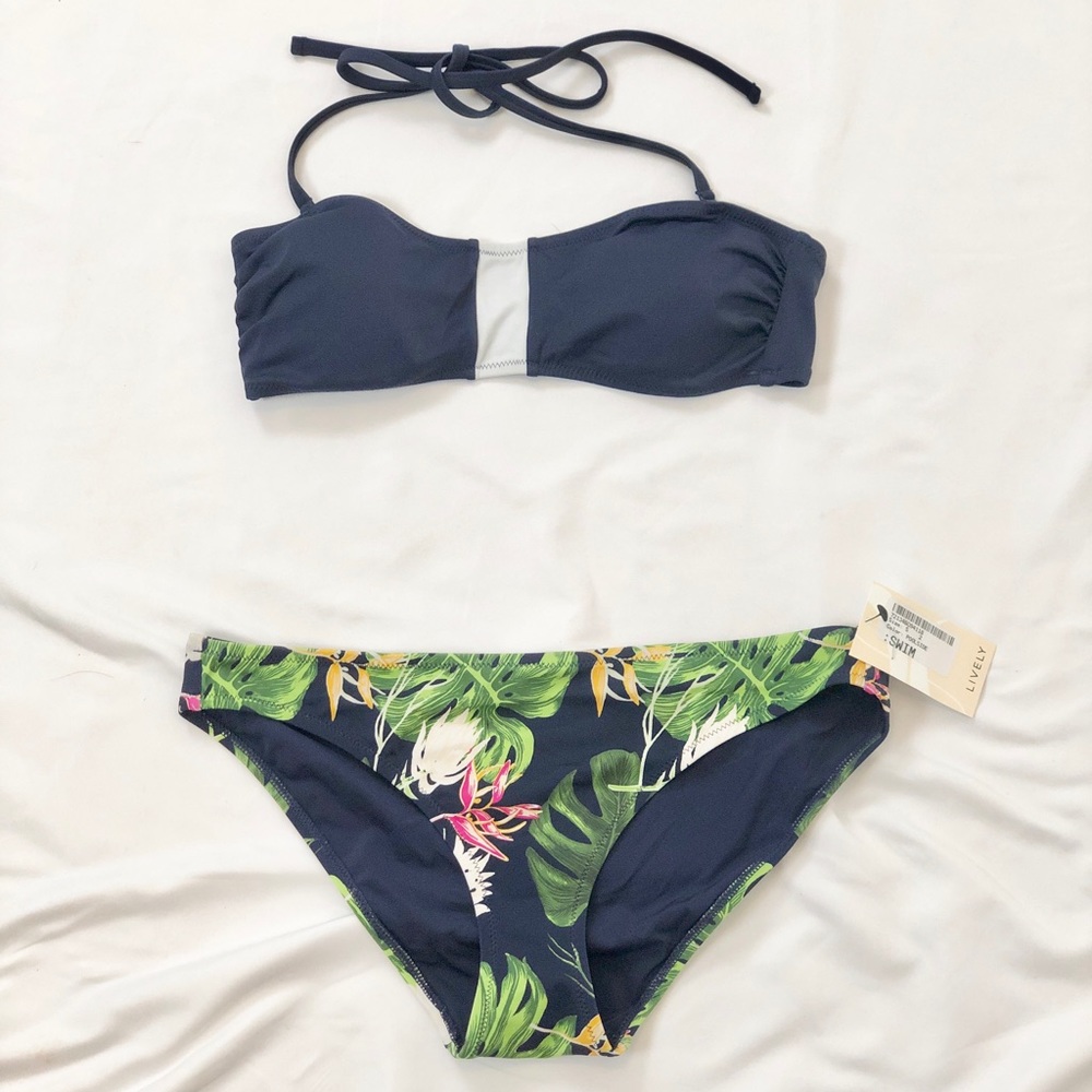 NWT bandeau swim top